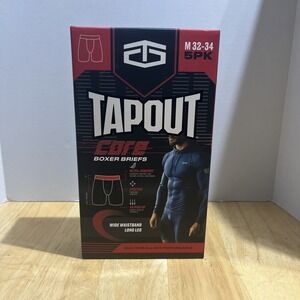 Tapout‎ Core Boxer Briefs Men Medium 5-Pack Athletic Performance Stretch